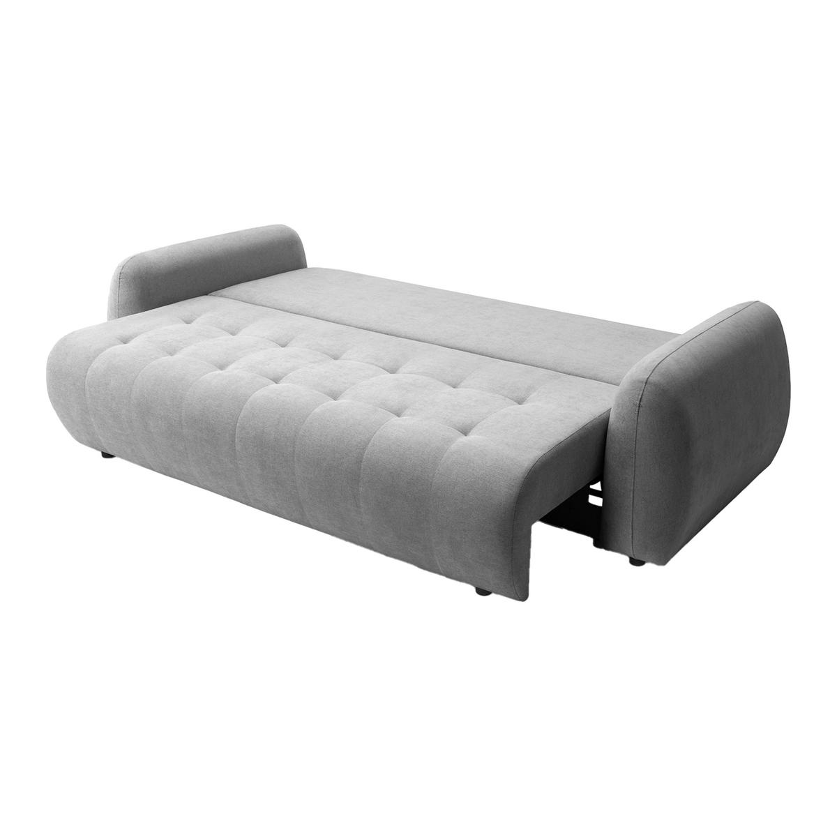 SOFA ARNIS mit Schlaffunktion, Grau - Grau, Textil (252/70/105cm) - Fedve
