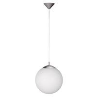 PENDELLEUCHTE Metall Glas Weiß matt - Weiß, Glas (25/25/180cm) - Globo Lighting