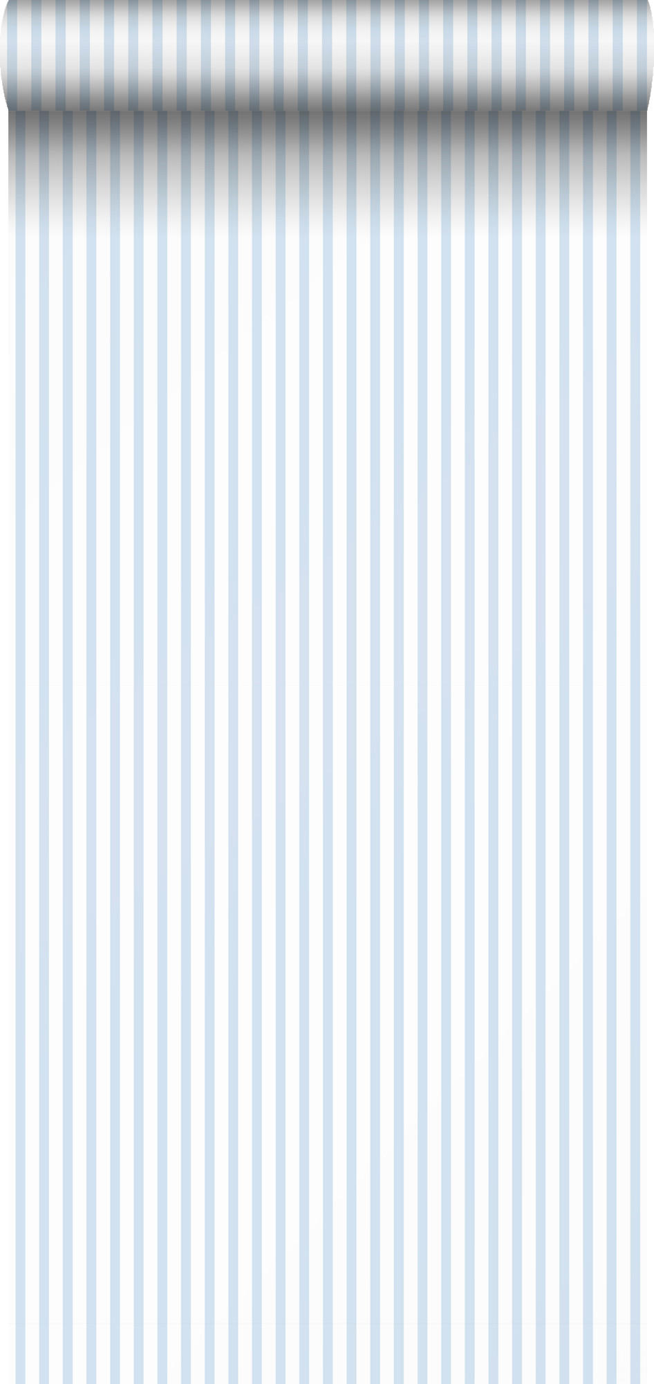 TAPETE Streifen 53 cm x 10 m - Blau, Papier (53/0.1cm) - Sanders & Sanders