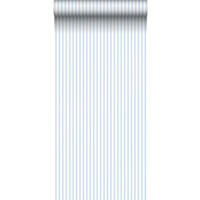 TAPETE Streifen 53 cm x 10 m - Blau, Papier (53/0.1cm) - Sanders & Sanders