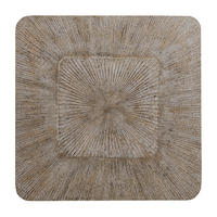 WANDPANEEL Dishita Beige 120/3.5/120cm - Beige, Holz (3.5/120/120cm) - PTMD Collection