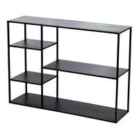 STANDREGAL Isojoki - Schwarz, Metall (120/87.5/35cm) - [en.casa]