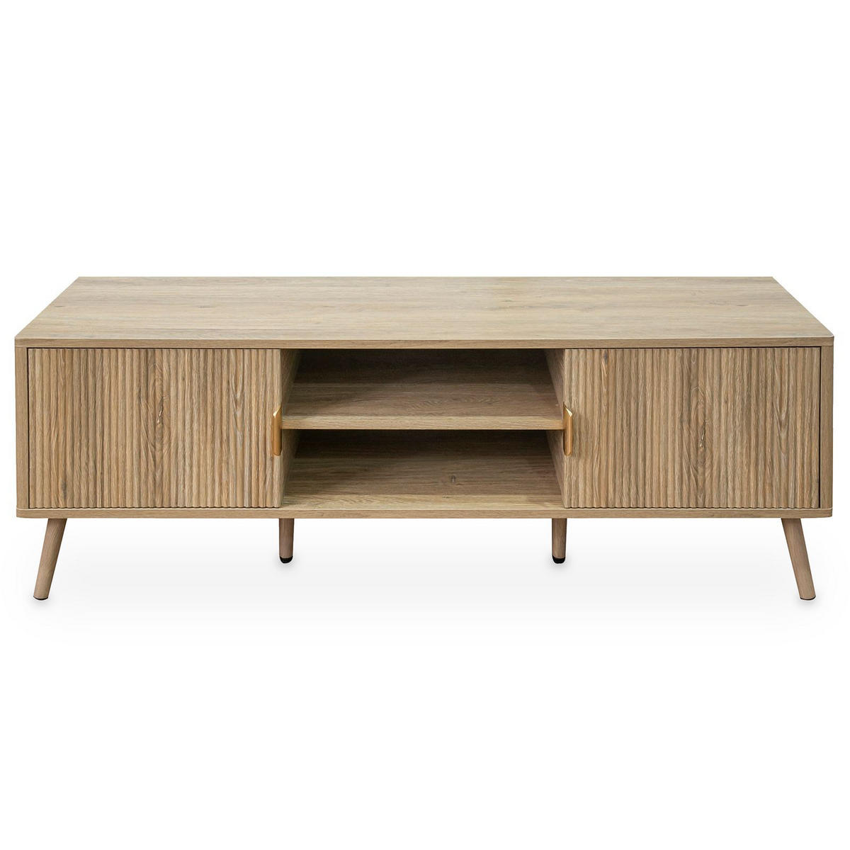 LOWBOARD ALMA Eiche - Eichefarben, Holzwerkstoff (137/45/40cm) - IDIMEX