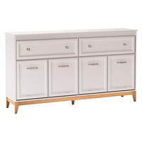 SDEBOARD Windsor W-02 - Kaschmir/Eichefarben, Holz/Holzwerkstoff (179/100/41cm) - MIRJAN24