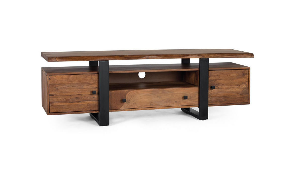 TV-SCHRANK aus braunem Palisander - Braun, Holz (170/55/45cm) - Giner y Colomer