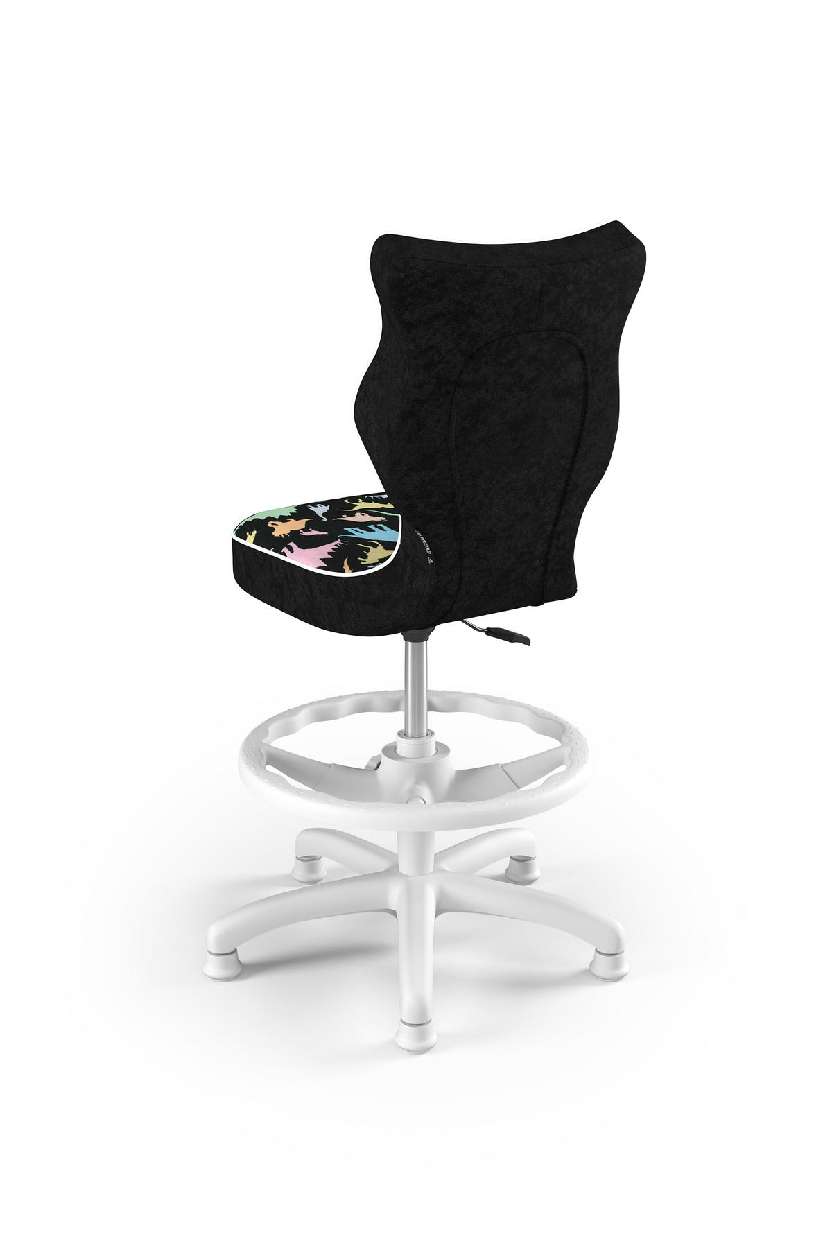 KINDERSTUHL Petit mit Fußstütze - Schwarz, Textil (66/90/66cm) - RAUMHIRSCH FURNITURE