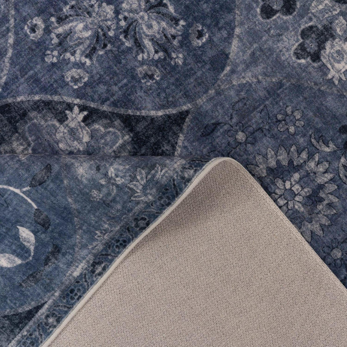 KURZFLOR-TEPPICH SEMER 421 BLAU 200X280 - Blau, Kunststoff (200/280cm) - Paco Home