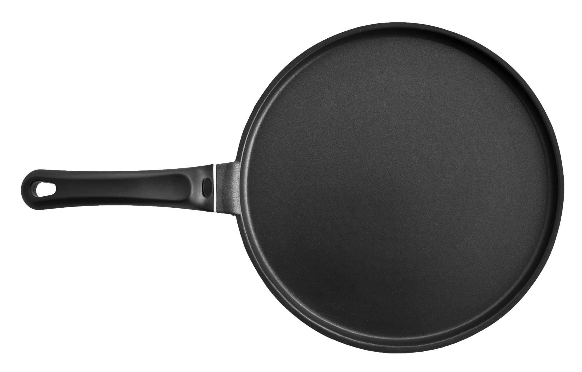 CREPEPFANNE Marra, Aluguss, Induktion, Antihaftbeschichtung, 28 cm - Schwarz, Metall (28cm) - KOPF