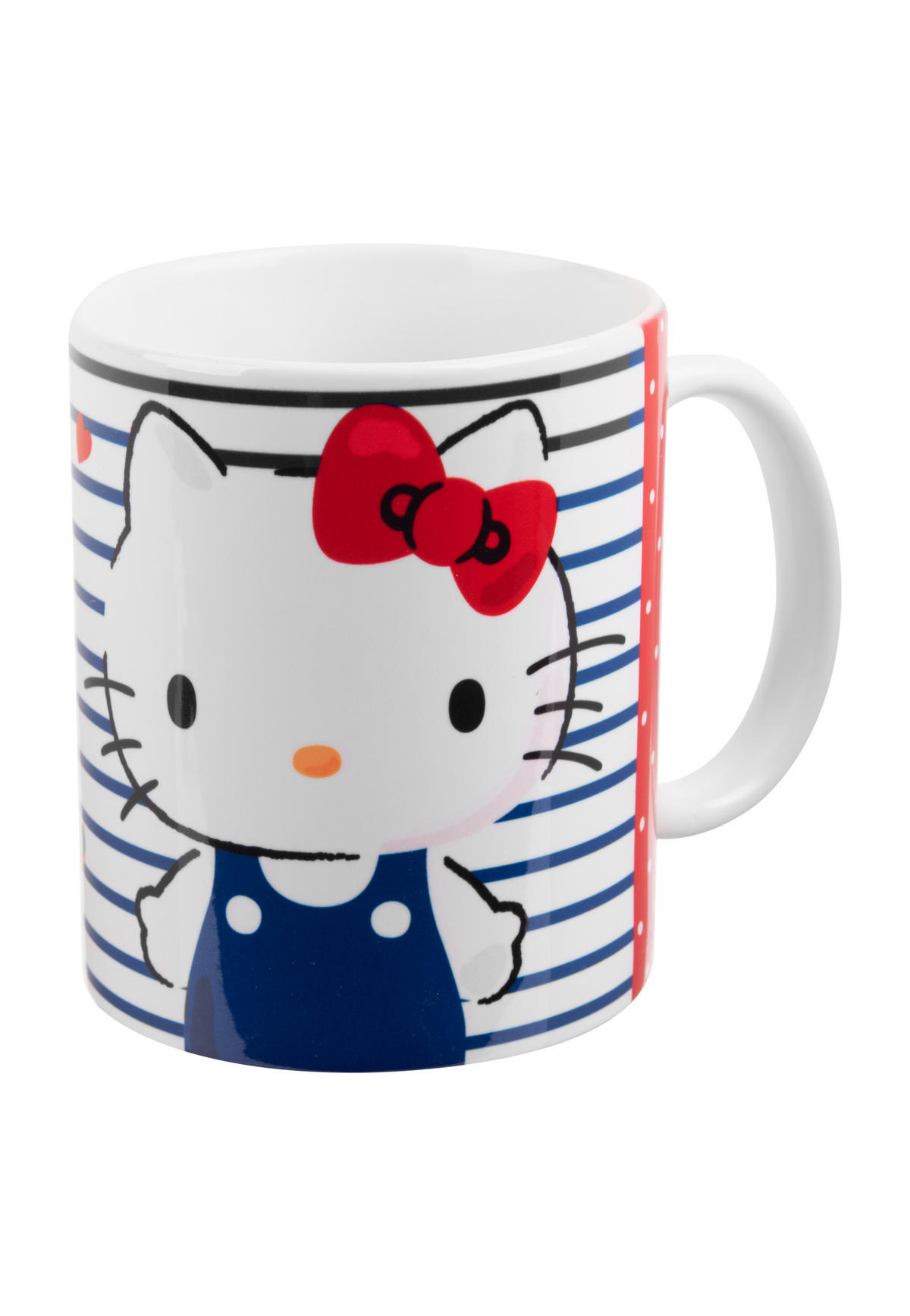 KAFFEEBECHER Hello Kitty Hearts Mehrfarbig 320 ml - Multicolor, Keramik (0.32L) - Hello Kitty