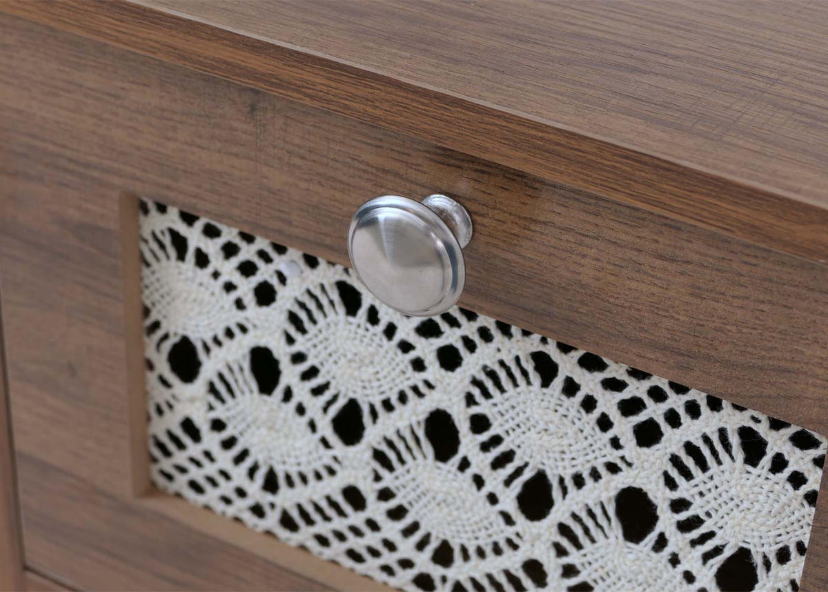 KOMODA Hnědá - hnědá, dřevo (30/63/30cm) - MCW