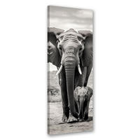 KUNSTDRUCK Grau 40/120 cm - Grau, Textil (40/120cm) - KUNSTLOFT