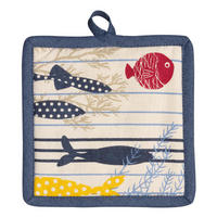 TOPFLAPPEN Océan ekrü 18 x 18 cm - Weiß, Textil (18/18cm) - Winkler