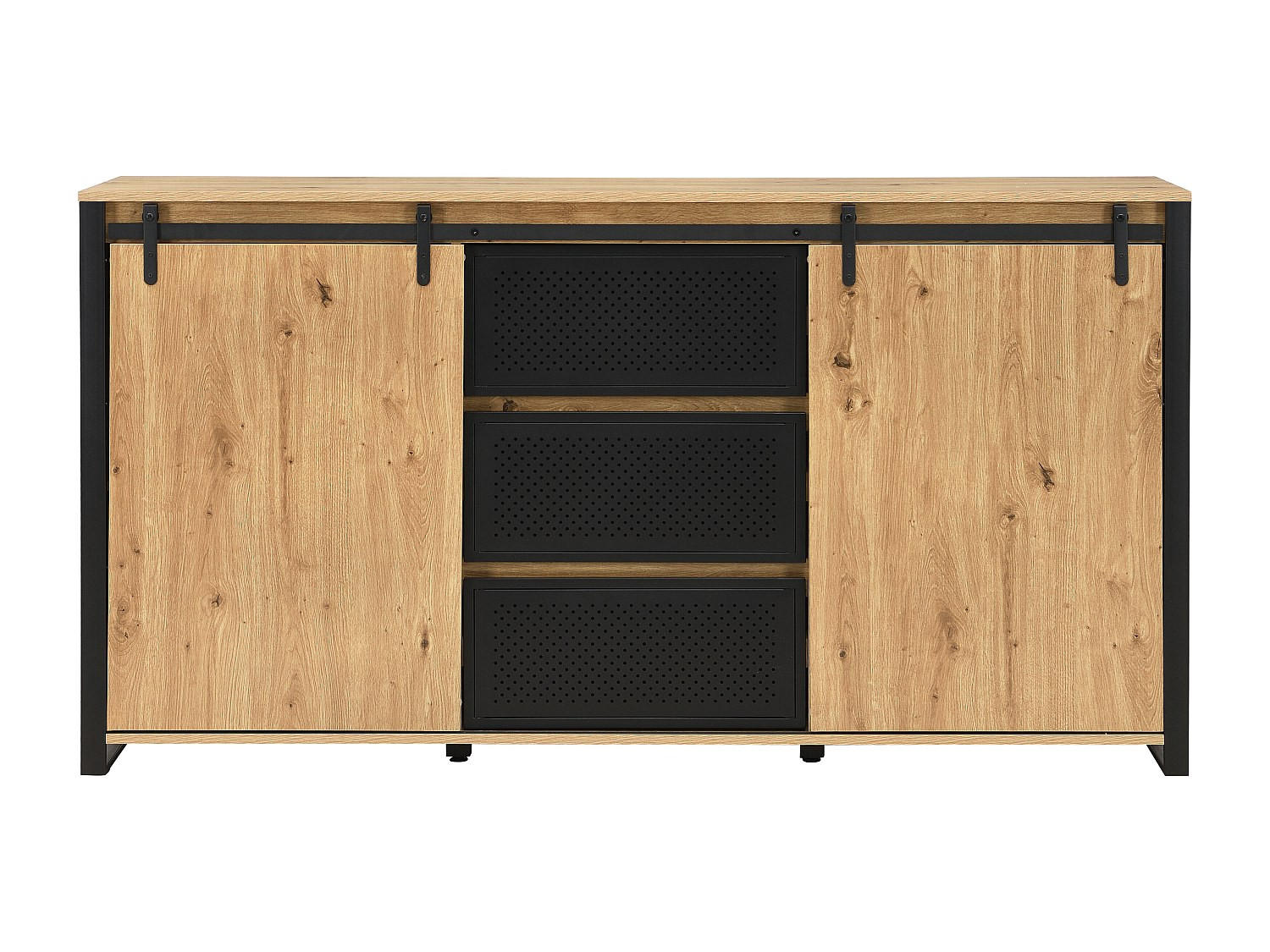 SIDEBOARD - 170 cm x 40 cm - Holz, Platte - Naturfarben Hell - BELINARO - Naturfarben, Holz (170/91/40cm) - Vente-Unique