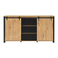 SIDEBOARD - 170 cm x 40 cm - Holz, Platte - Naturfarben Hell - BELINARO - Naturfarben, Holz (170/91/40cm) - Vente-Unique