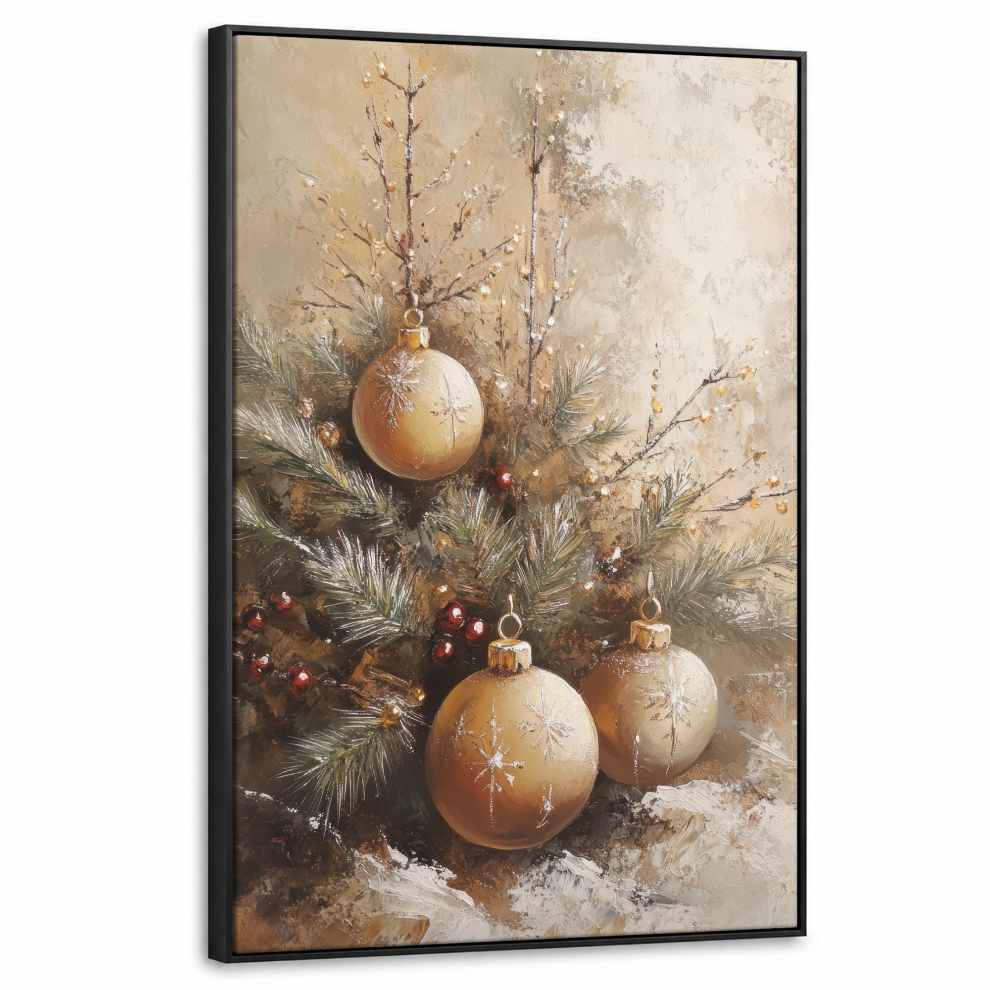 MuchoWow Leinwand Gold 60x90 cm