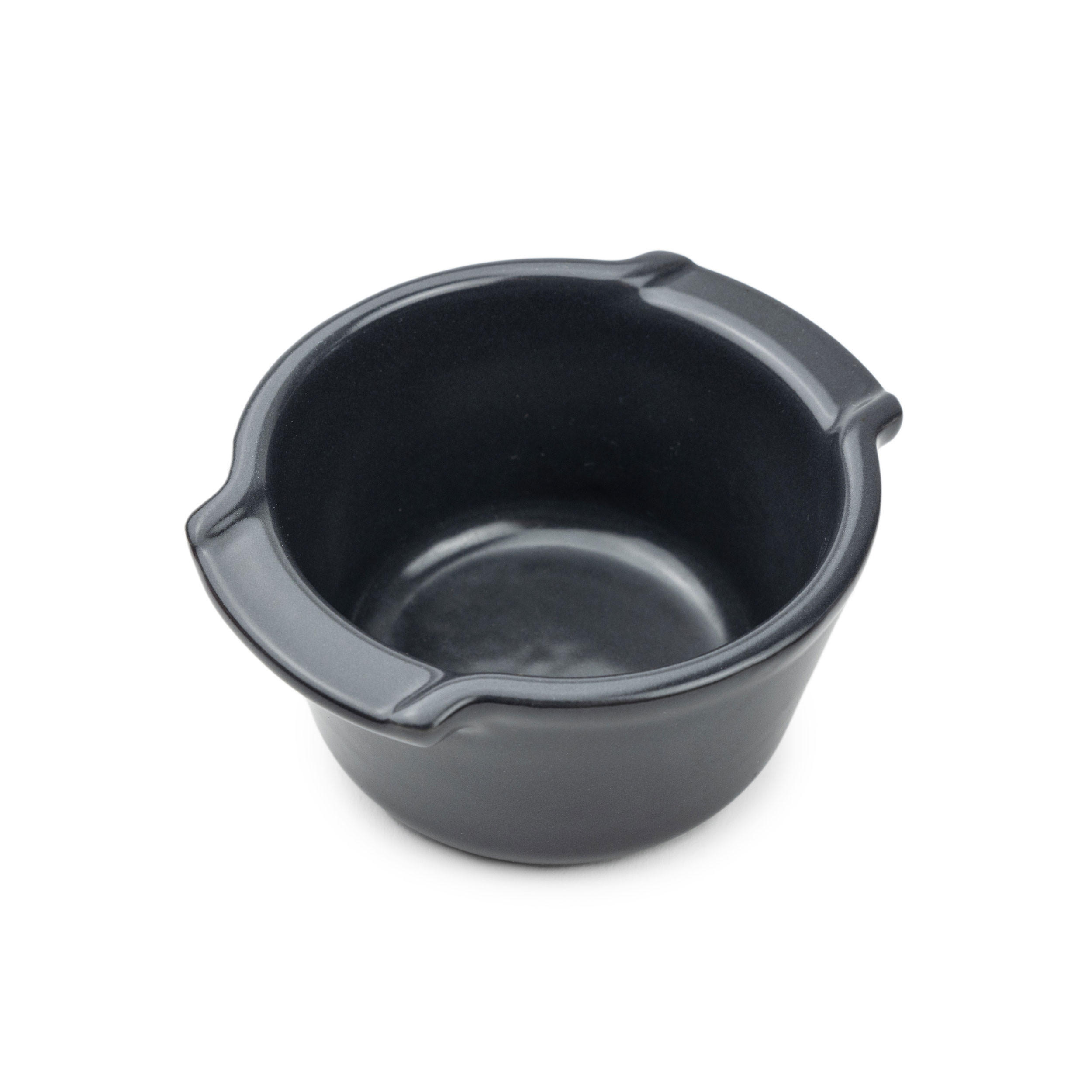 AUFLAUFFORM Ramekin 2er Set Keramik Schiefergrau Ofenfest - Grau, Keramik (11/11/5.6cm) - PEUGEOT