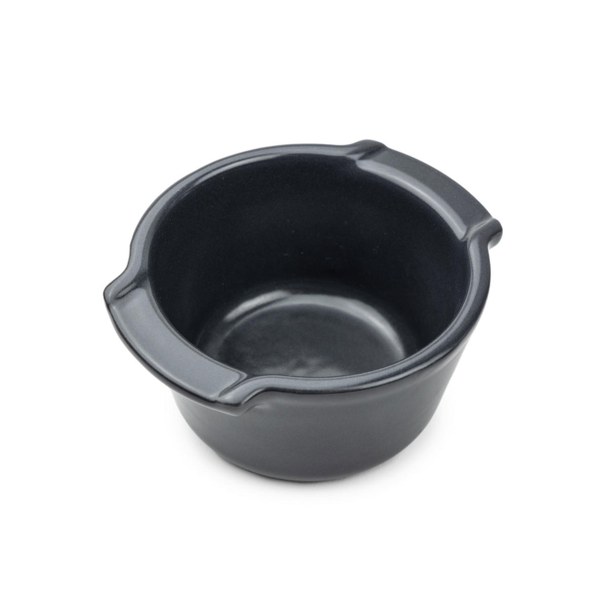 AUFLAUFFORM Ramekin 2er Set Keramik Schiefergrau Ofenfest - Grau, Keramik (11/11/5.6cm) - PEUGEOT