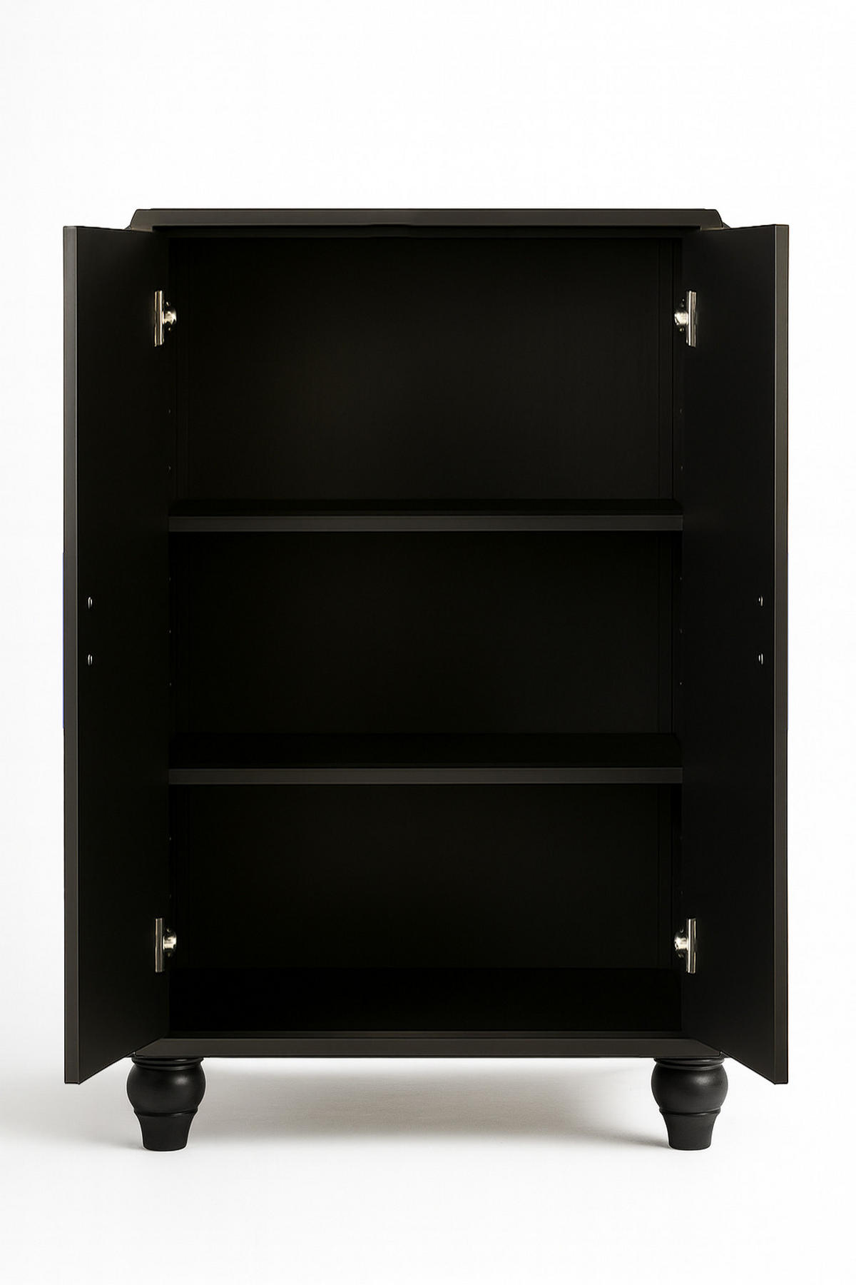 NACHTTISCH aus MDF mit FRIDA - Schwarz/Weiß, Holzwerkstoff (30/65/40cm) - RNT By Really Nice Things