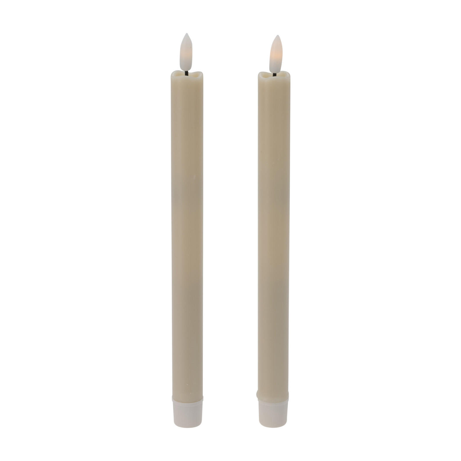 LED-TISCHKERZEN gewachst 25 cm - Beige, Paraffin (2/2/25cm) - Home Styling Collection