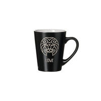 HENKELBECHER LÖWE Cosmic schwarz 350 ml - Schwarz, Keramik (0.35L) - Ritzenhoff Breker