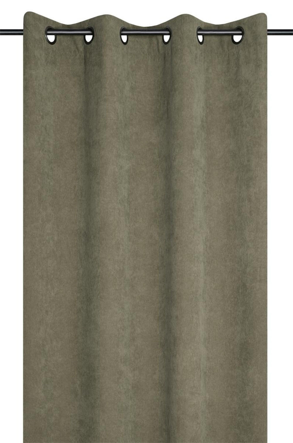 VORHANG Samt Dandy 140/260 cm - Grün, Textil (140/260cm)