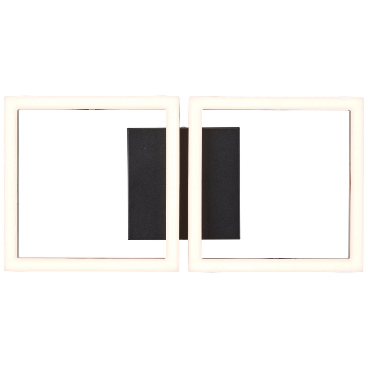 WANDLEUCHTE Tabea Schwarz 41/20/4,8 cm - Schwarz, Metall (20/4.8/41cm) - Brilliant