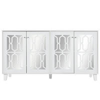 SIDEBOARD Weiß 160/40/84 cm - Weiß, Holz (160/84/40cm) - Urban Meuble