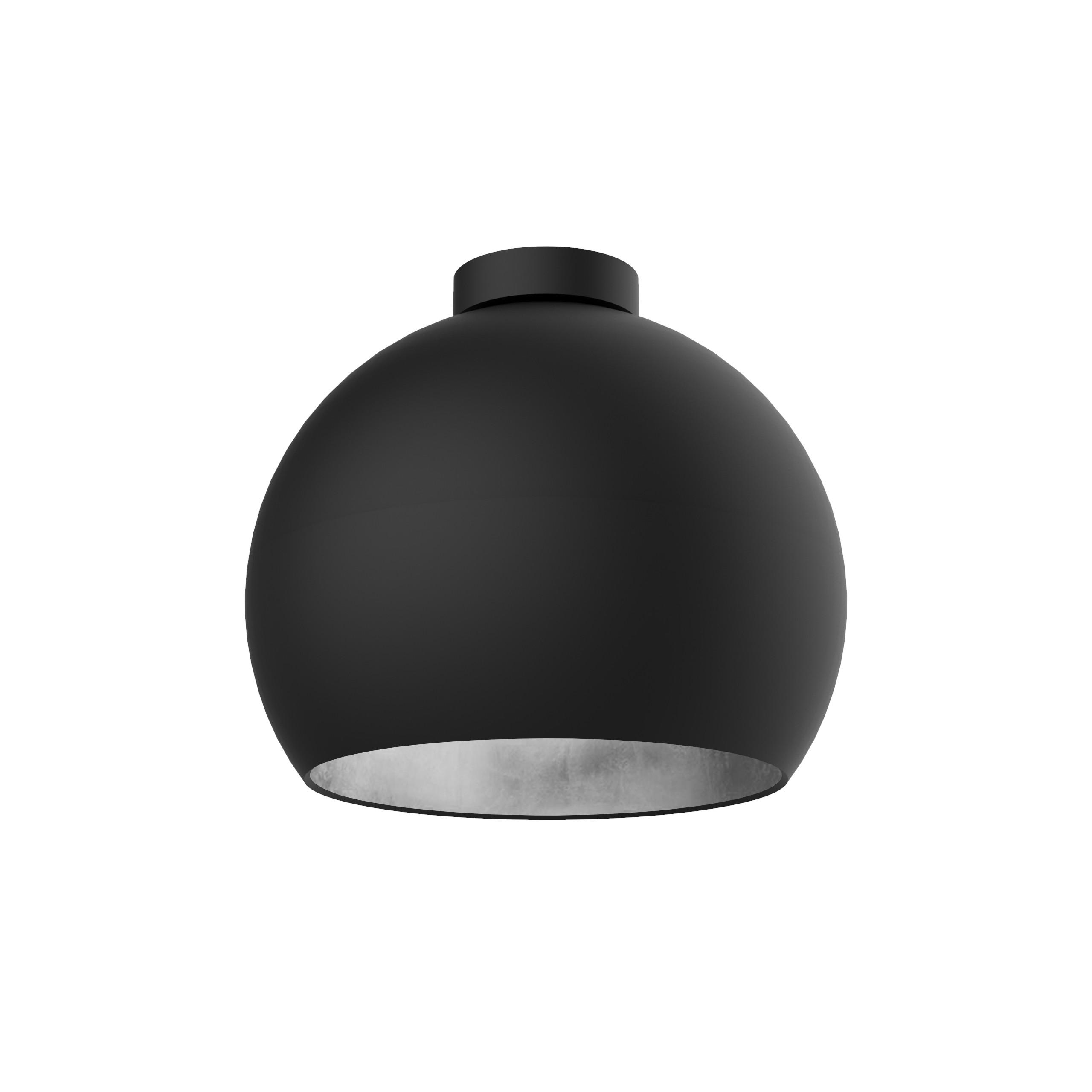 DECKENLEUCHTE - Schwarz, Metall (25/25/20cm) - Lumicom