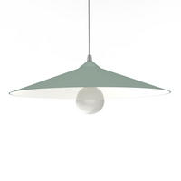HÄNGELEUCHTE - Grün, Metall (40/40/10cm) - Lumicom