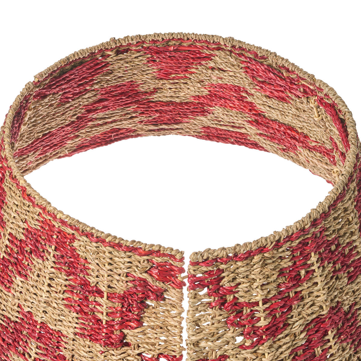 WEIHNACHTSBAUMKRAGEN 28 cm Naturfarben Glace - Naturfarben, Naturmaterialien (28cm) - Beliani