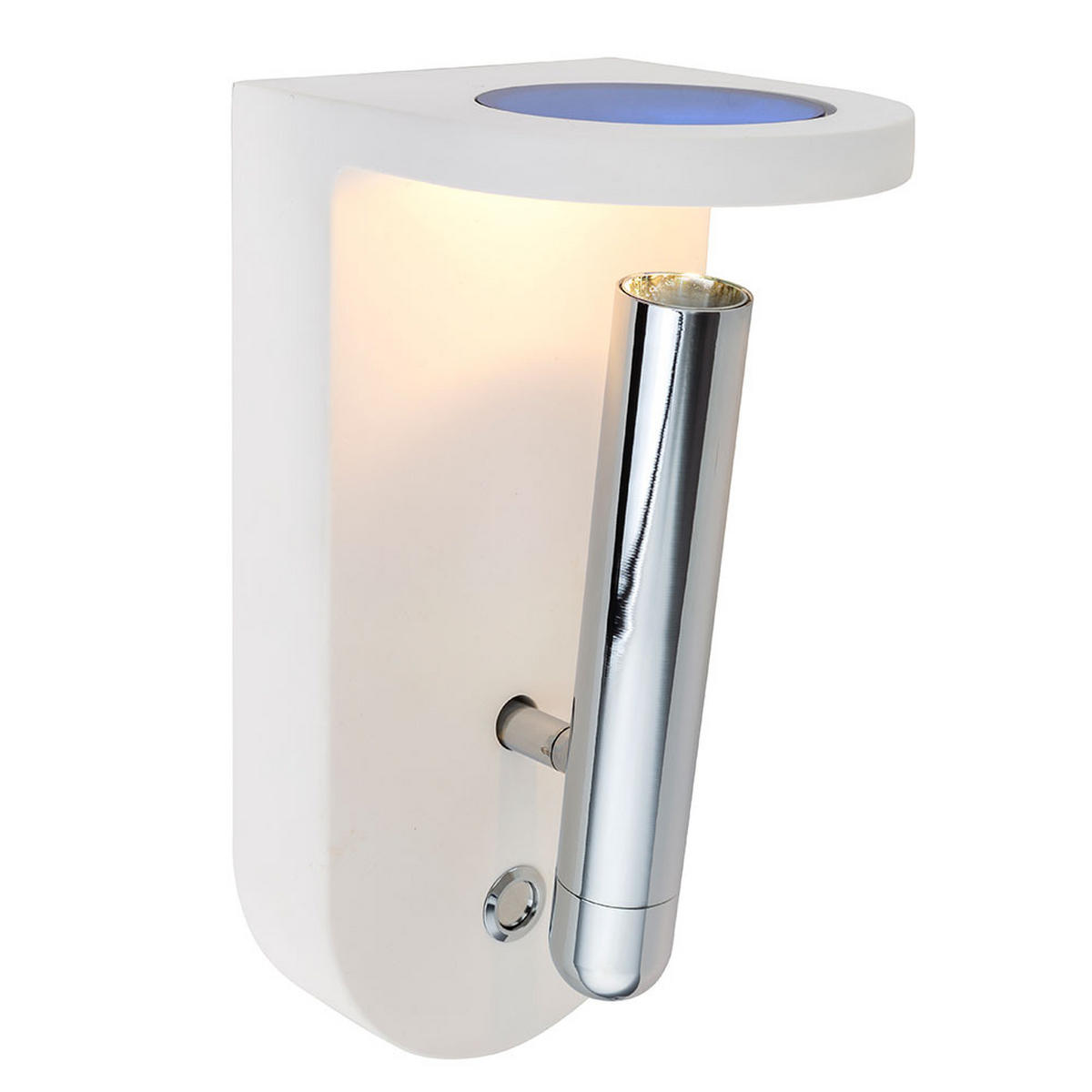 LED WANDLEUCHTE Christine Weiß - Weiß, Metall (10.5/22/12cm) - Globo Lighting
