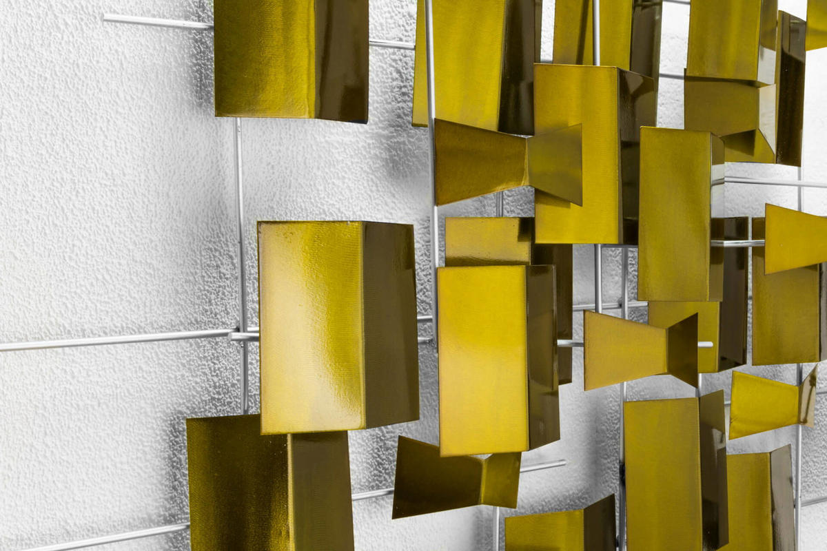 WANDDEKO Gold 95/67 cm - Goldfarben, Metall (5.01/67/9cm) - KUNSTLOFT