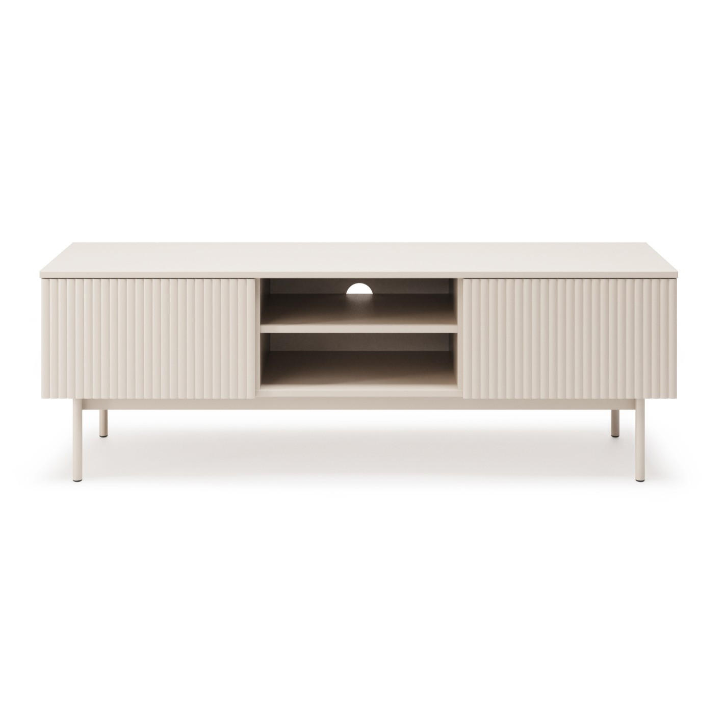 Thumbnail - Beautysofa Lowboard, Kaschmir, Holzwerkstoff, 150x50x38 cm, Wohnzimmer, Wohnwände, Lowboards, Lowboards stehend