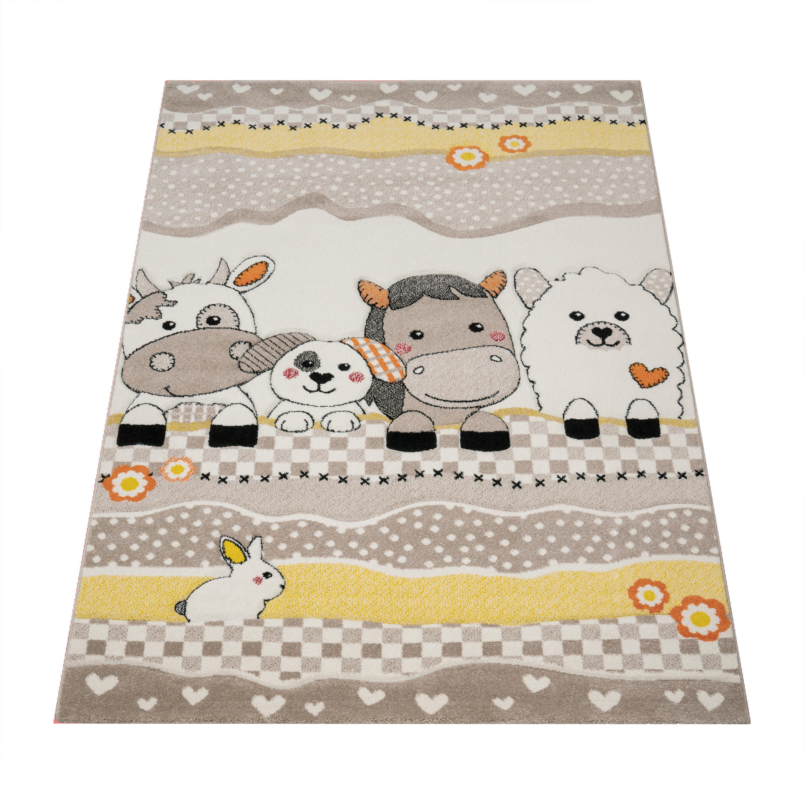 KINDERTEPPICH 200/290 cm Diamond 639 - Beige, Textil (200/290cm) - Paco Home