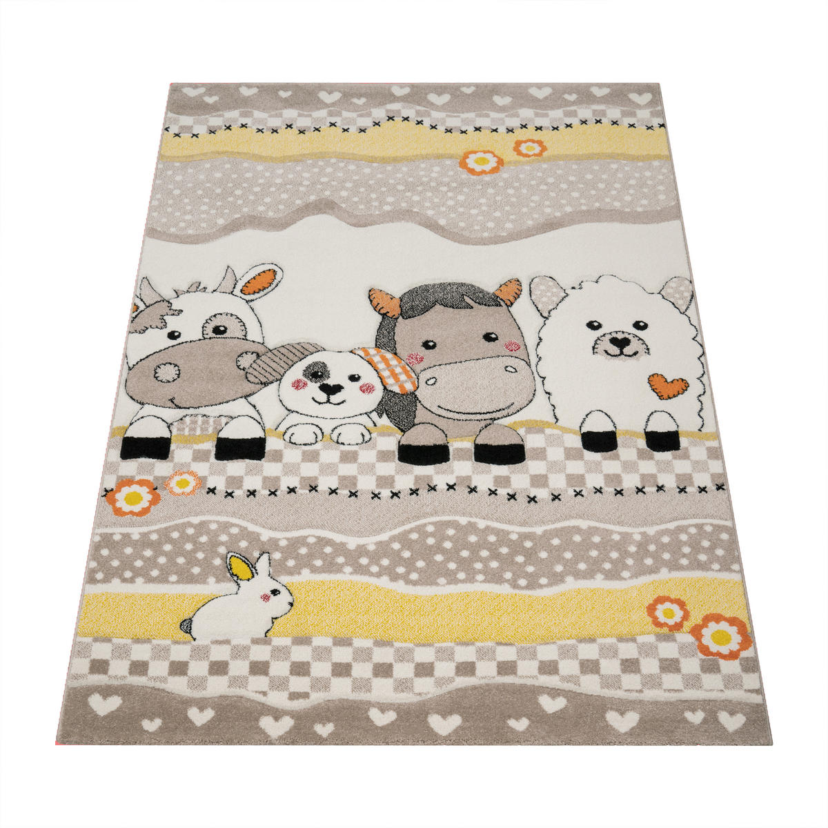 KINDERTEPPICH 200/290 cm Diamond 639 - Beige, Textil (200/290cm) - Paco Home