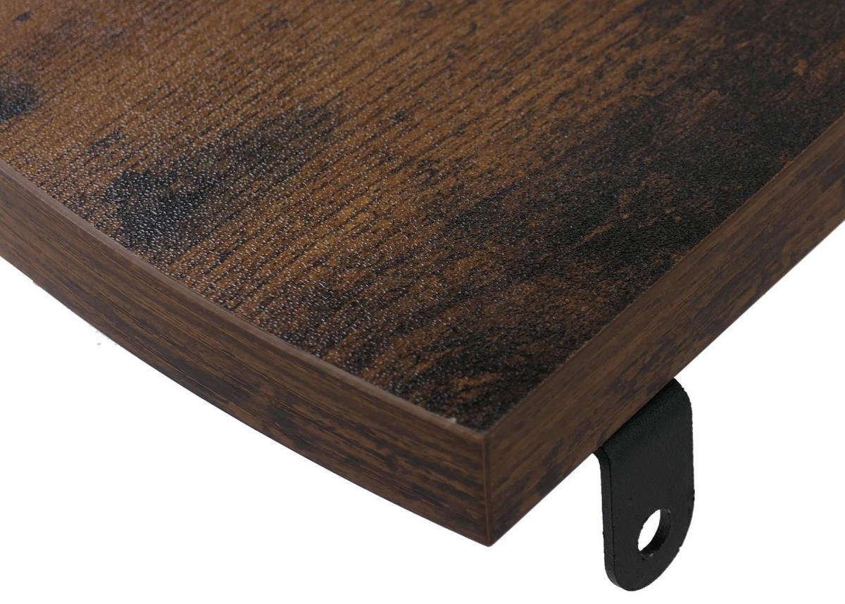 ECKREGAL Dunkelbraun - Dunkelbraun, Metall (30/128/30cm) - MCW