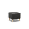 SITZPOUF 50 X 50 BLANK, Grau - Grau, Textil (51/40/51cm)