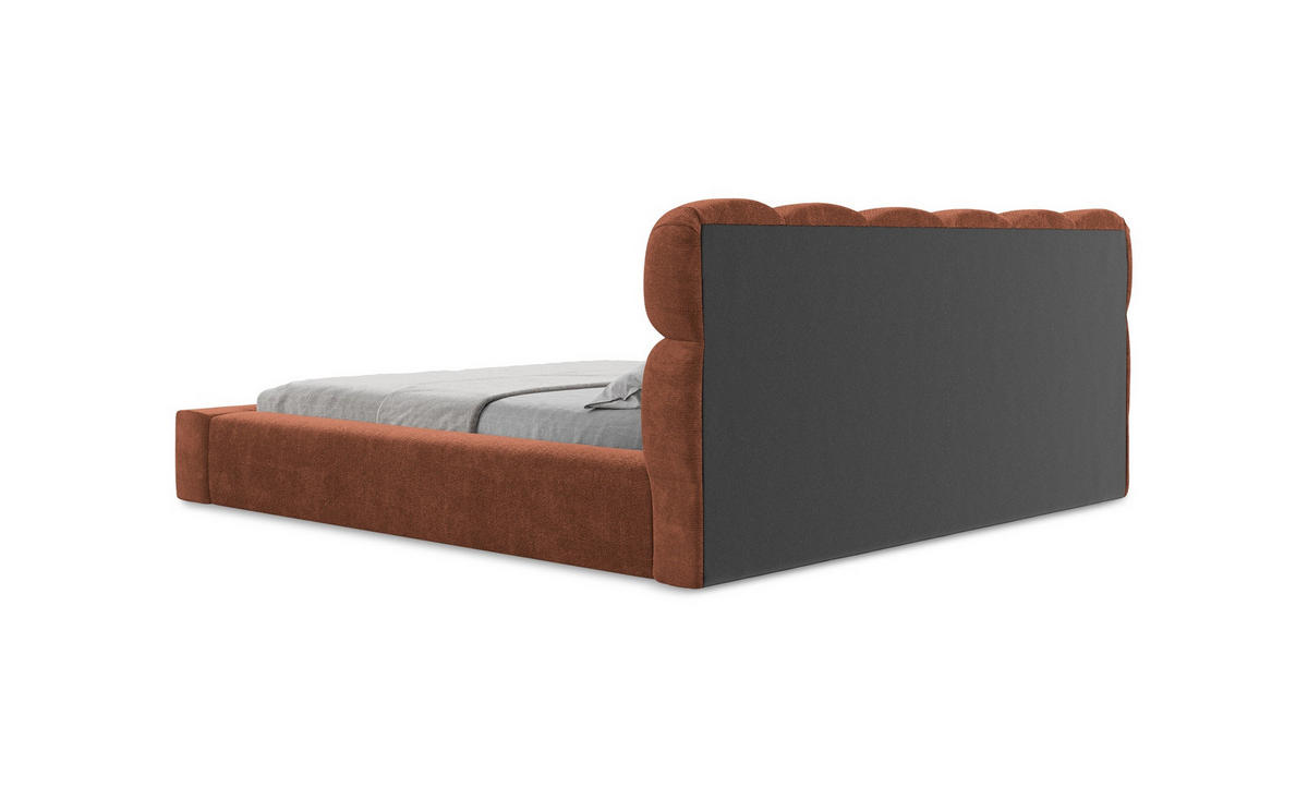 ECKSOFA mit Schlaffunktion rechts Chenille Stoff Beige - Beige/Schwarz, Kunststoff/Textil (210/149cm) - Makamii