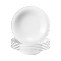 SUPPENTELLER Beat Color Glaze Weiß ø 22,5 cm 6er Set - Weiß, Keramik (22.5cm) - Seltmann Weiden
