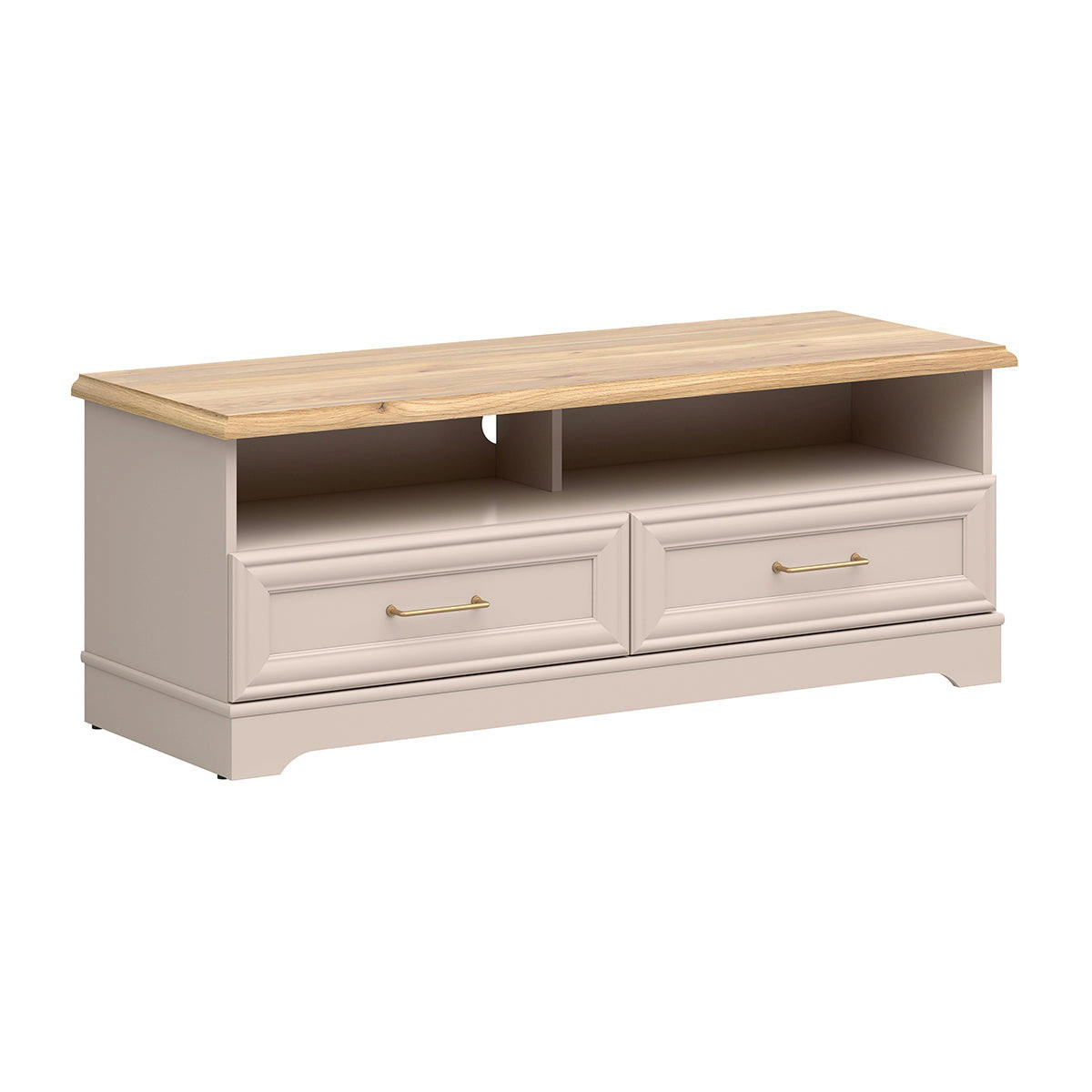 TV STOLÍK Perle Kašmír - béžová, kompozitné drevo (124/47/44cm) - Petits-meubles