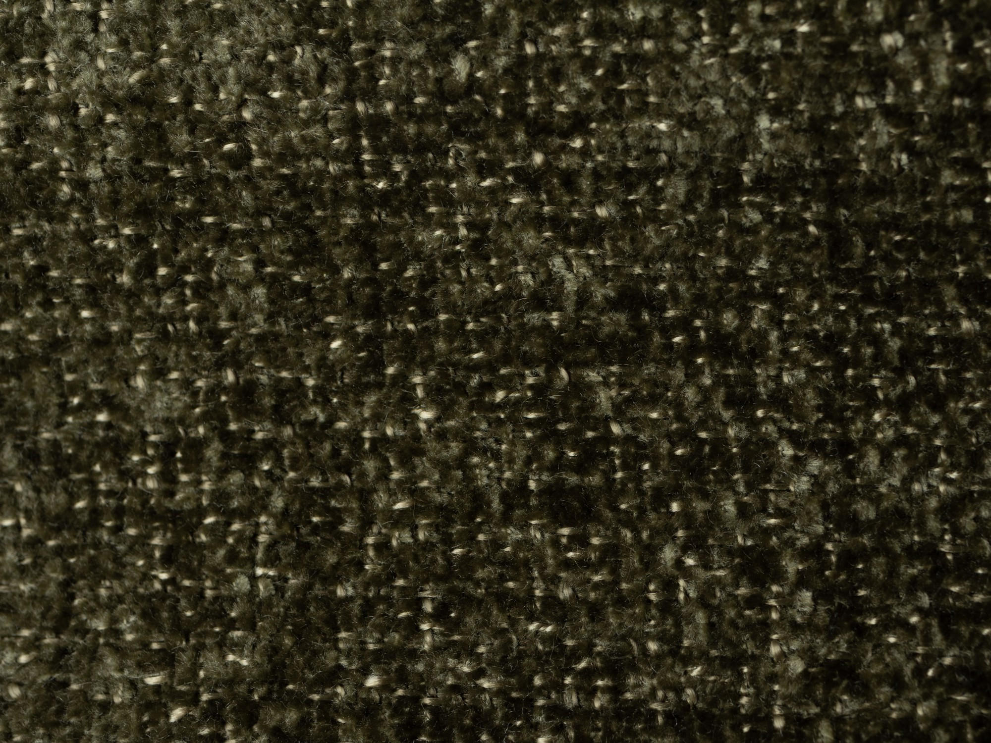 SOFAELEMENT Rechts Chenille Stoff Grün - Schwarz/Olivgrün, Holzwerkstoff/Kunststoff (179/70/113cm) - Makamii