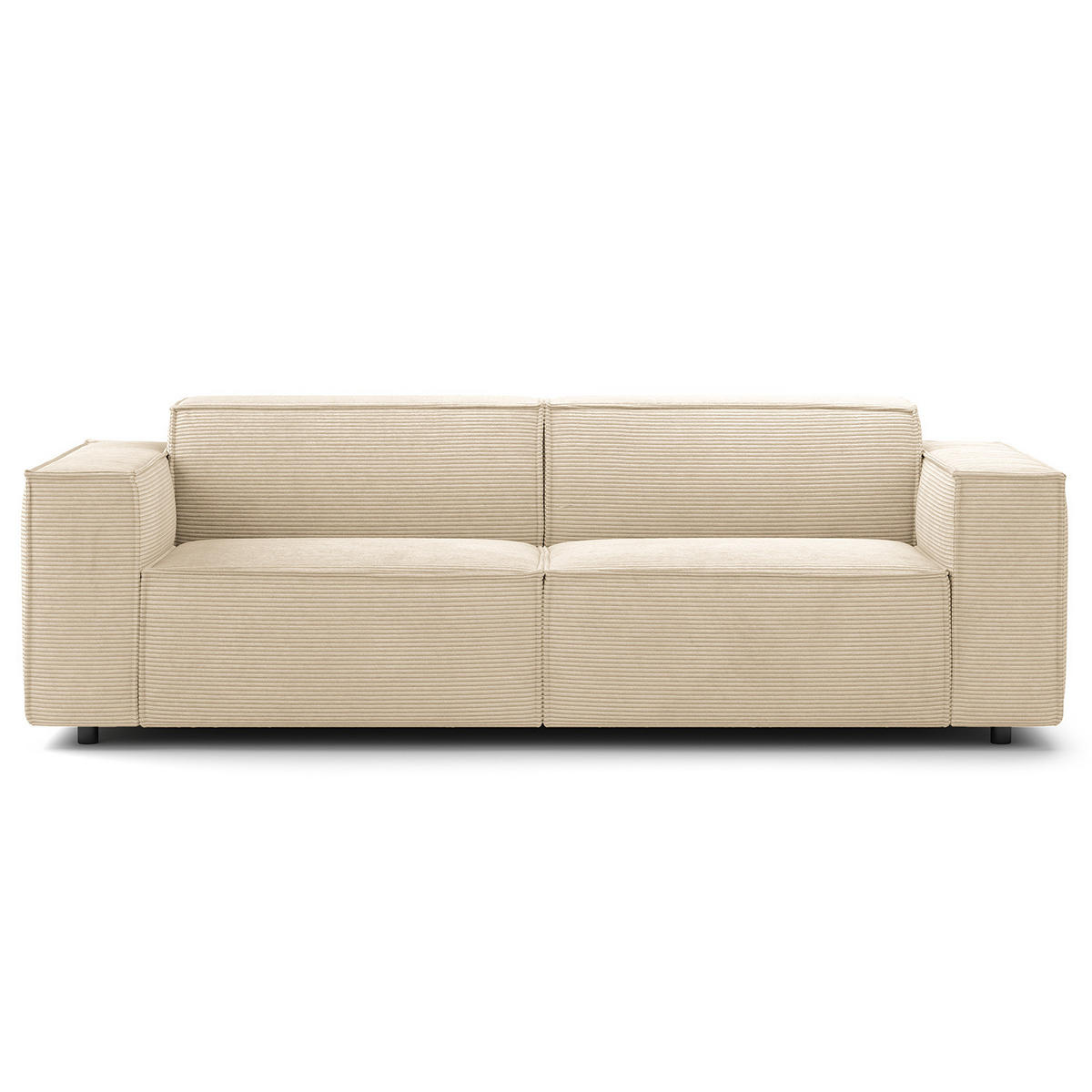 2,5-SITZER SOFA - Beige, Textil (223/70/96cm) - home24
