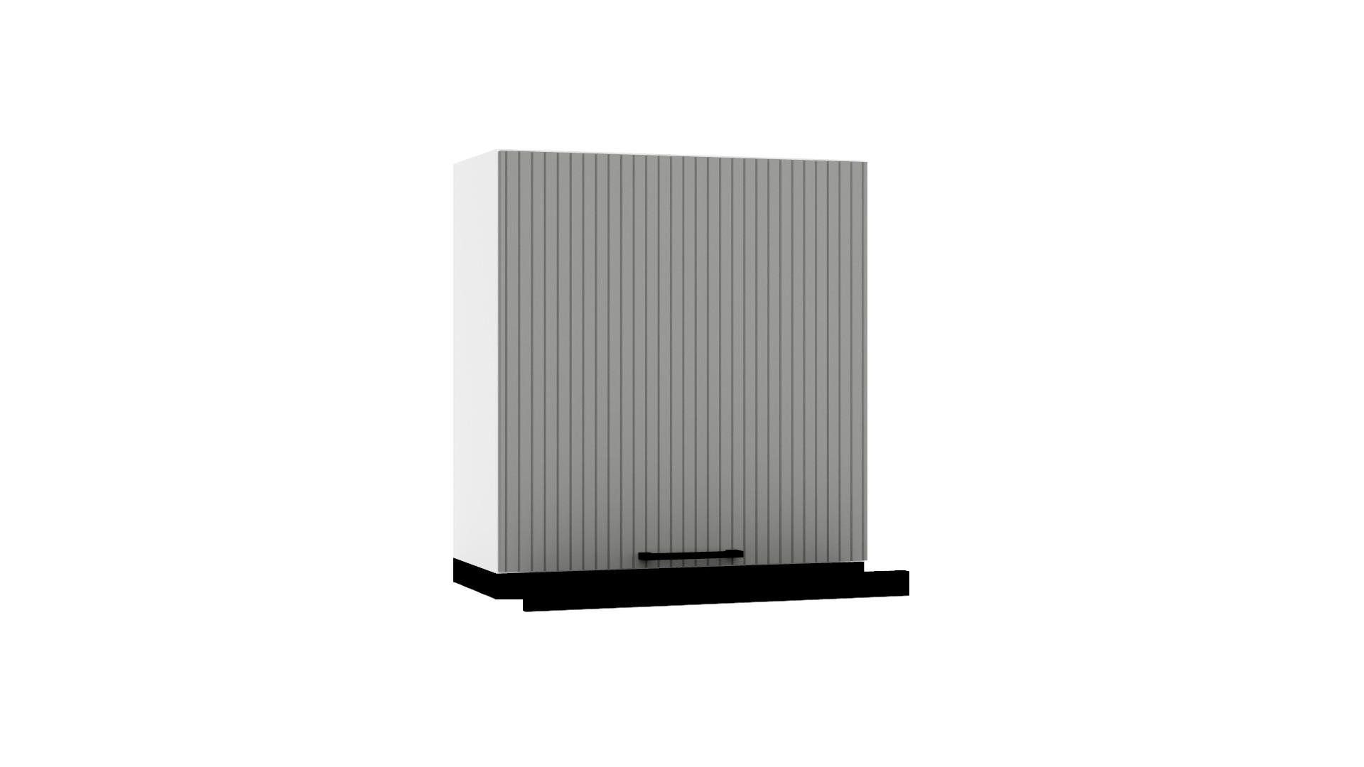 HÄNGESCHRANK W60/68 SLIM P/L - KENDRO - mit Dunstabzug - Weiß/Grau, Holz/Metall (60/68/30cm) - ROYAL24_MARKT
