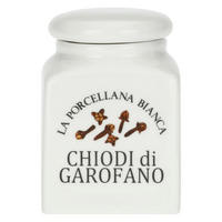 VORRATSDOSE Chiodi di Garifano 0,175 l - Multicolor, Keramik (7/6.5/10cm) - La Porcellana Bianca