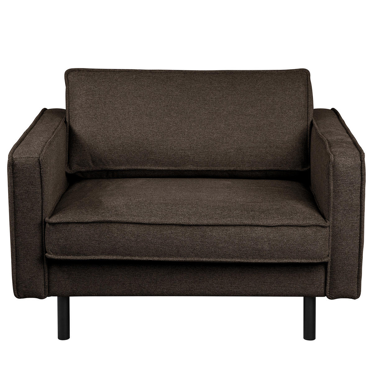 XL SESSEL - Graubraun/Schwarz, Wellpappe/Textil (117/81/96cm) - home24