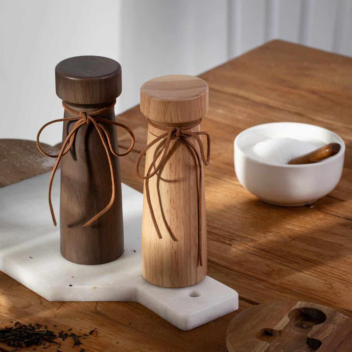 GEWÜRZMÜHLE Kabana 17,5 cm 2er-Set - Naturfarben, Holz (7/17/7cm) - Homla