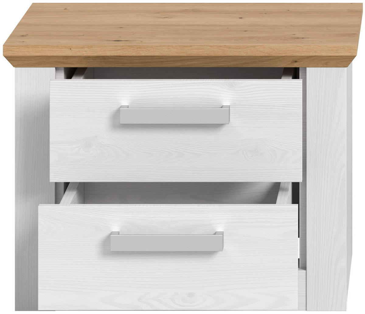 NACHTKOMMODE Verona Sibiu Lärche Nachbildung - Lärchefarben, Holzwerkstoff (56/43/39cm) - Xonox