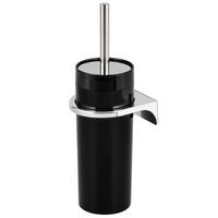 WC-GARNITUR SAVONA, schwarz - Schwarz, Kunststoff (10/36.5/10cm) - bremermann