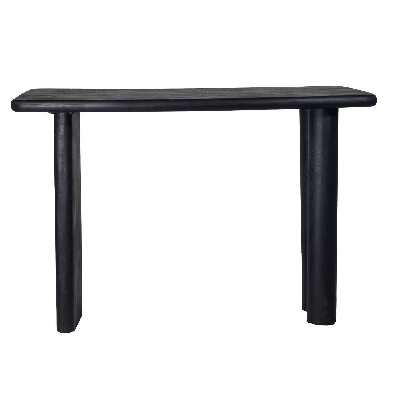 KONSOLENTISCH aus Mangoholz 113cm, schwarz - Schwarz, Holz (113/44/76cm) - Giga Meubel