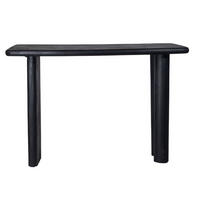 KONSOLENTISCH aus Mangoholz 113cm, schwarz - Schwarz, Holz (113/44/76cm) - Giga Meubel